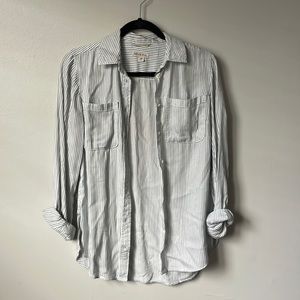 Merona striped button down